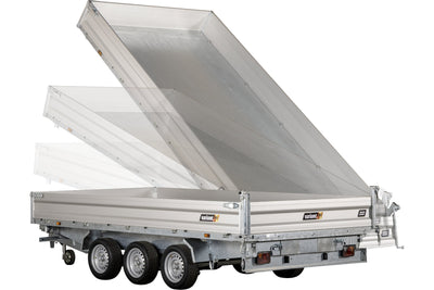 Variant 3321 TB Tiptrailer | Aluminium/Stål | Ladmål 414 x 210 x 35 cm | 3500 kg