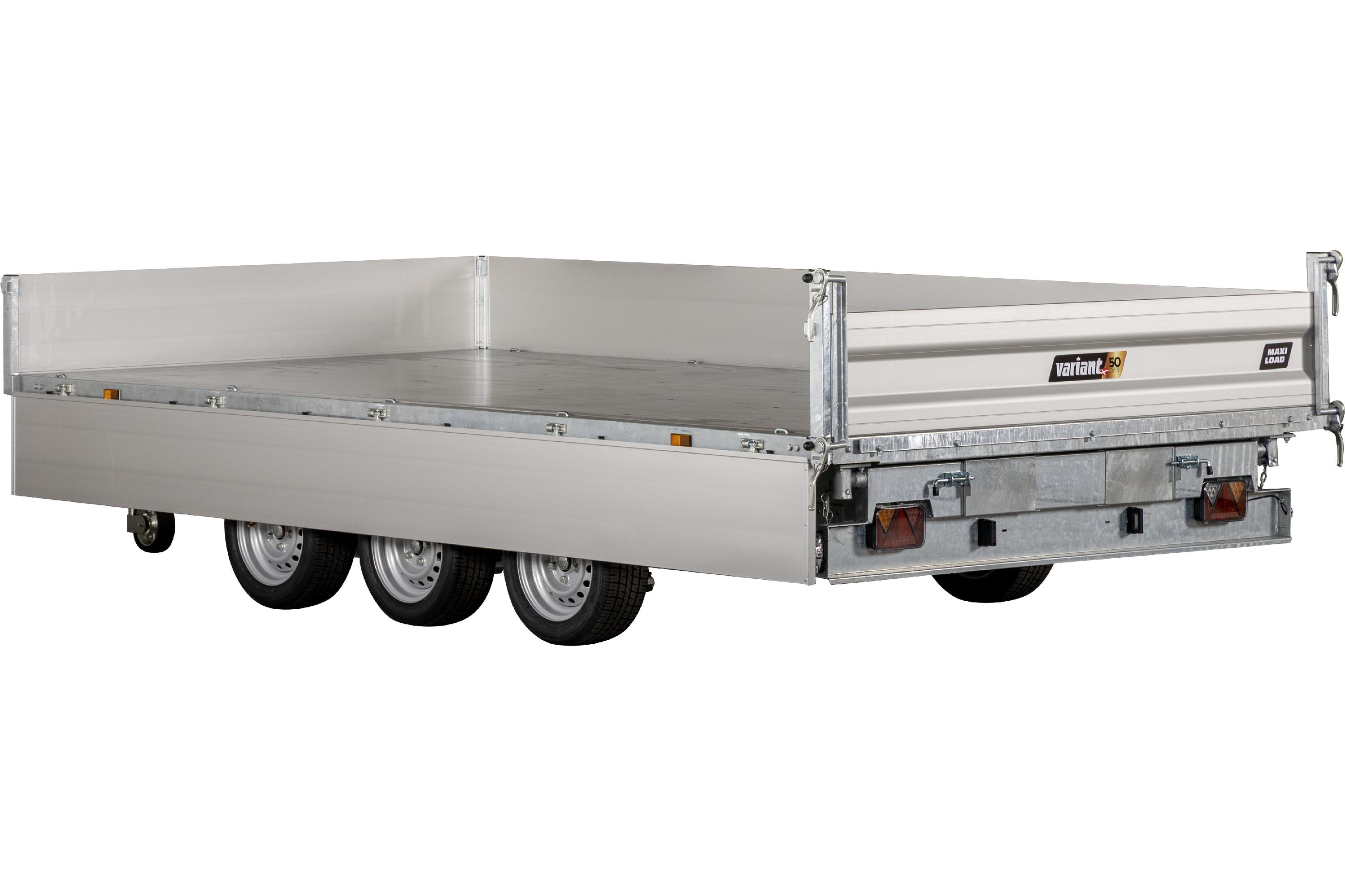 Variant 3321 TB Tiptrailer | Aluminium/Stål | Ladmål 414 x 210 x 35 cm | 3500 kg