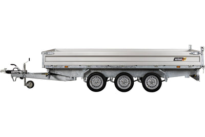 Variant 3321 TB Tiptrailer | Aluminium/Stål | Ladmål 414 x 210 x 35 cm | 3500 kg