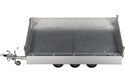 Variant 3321 TB Tiptrailer | Aluminium/Stål | Ladmål 414 x 210 x 35 cm | 3500 kg