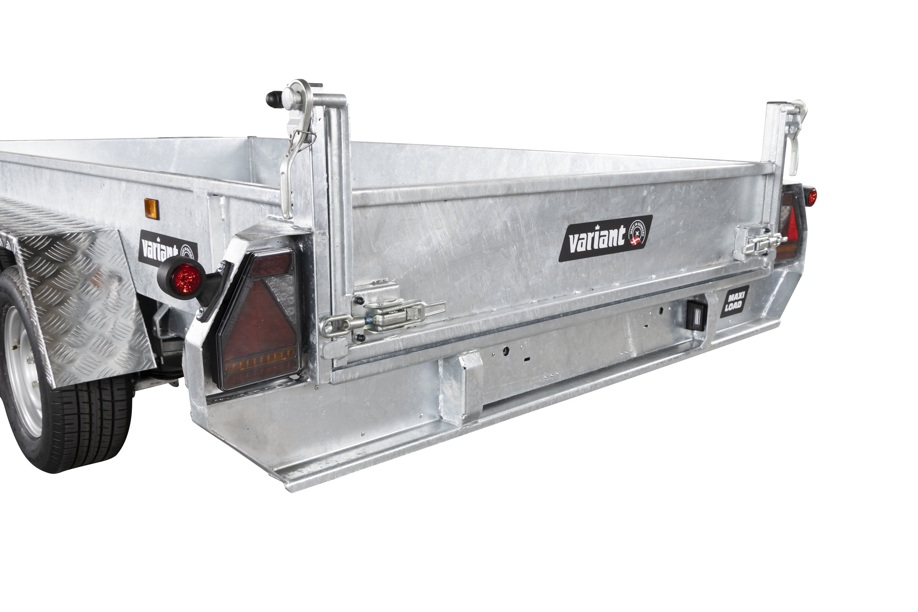 Variant 3515 MT Maskintrailer | Stål | Ladmål 300 x 150 x 30 cm | 3500 kg