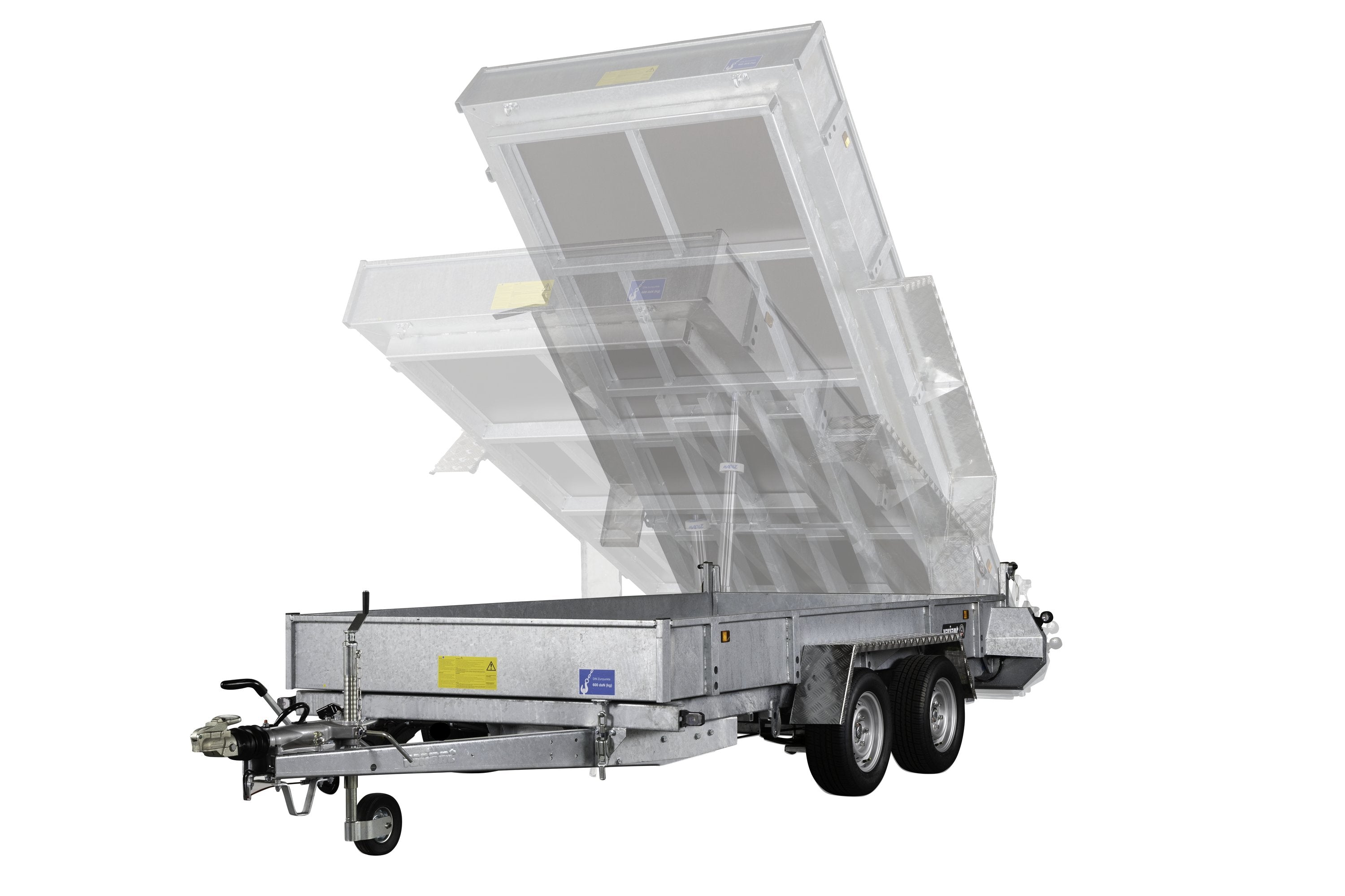 Variant 3517 MT Tiptrailer | Stål | Ladmål 360 x 170 x 30 cm | 3500 kg