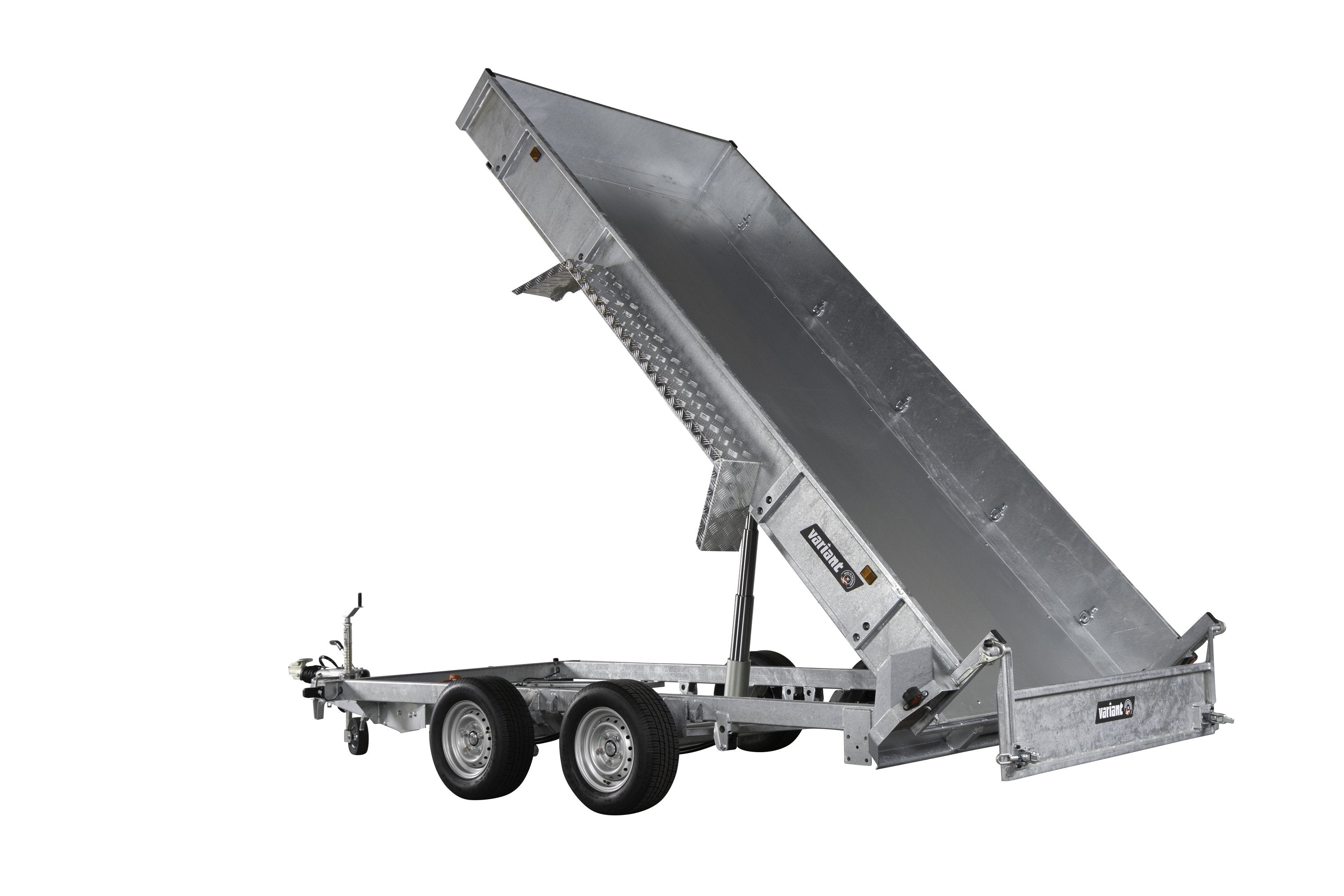 Variant 3517 MT Tiptrailer | Stål | Ladmål 360 x 170 x 30 cm | 3500 kg