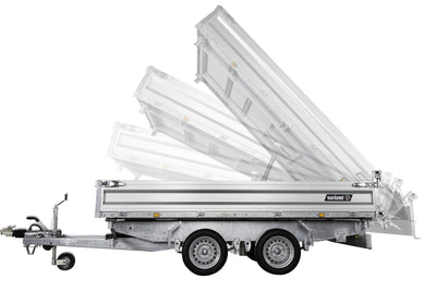 Variant 3517 TB Tiptrailer | Aluminium/Stål | Ladmål 320 x 168 x 35 cm | 3500 kg