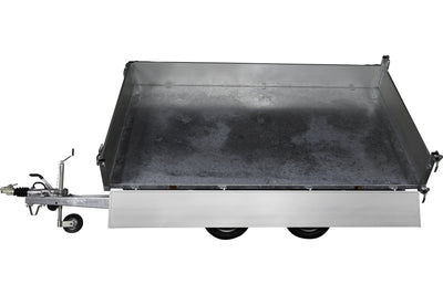 Variant 3517 TB Tiptrailer | Aluminium/Stål | Ladmål 320 x 168 x 35 cm | 3500 kg