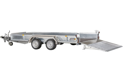 Variant 3518 M4 Maskintrailer | Stål | Ladmål 400 x 180 x 30 cm | 3500 kg