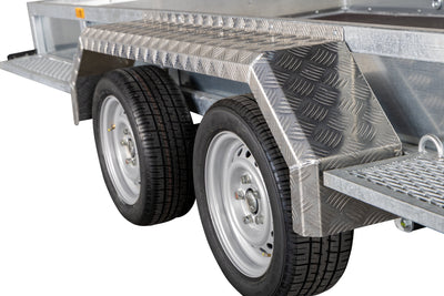 Variant 3518 M4 Maskintrailer | Stål | Ladmål 400 x 180 x 30 cm | 3500 kg