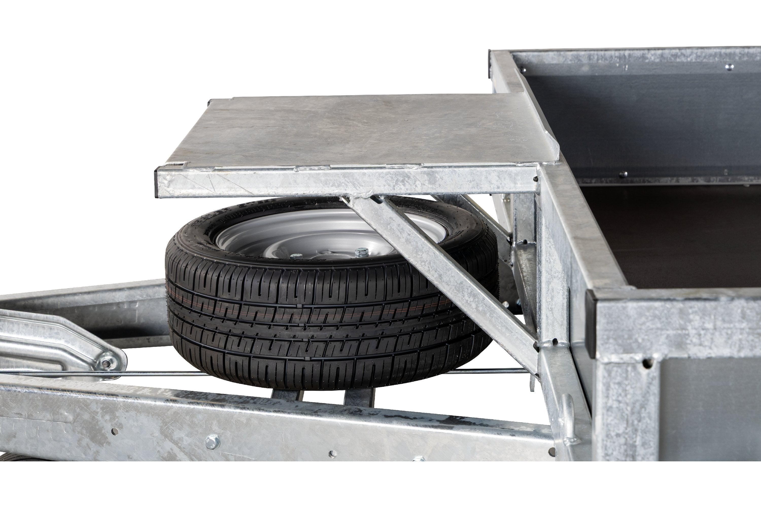 Variant 3518 M4 Maskintrailer | Stål | Ladmål 400 x 180 x 30 cm | 3500 kg