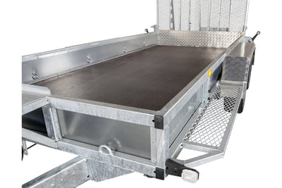 Variant 3518 M4 Maskintrailer | Stål | Ladmål 400 x 180 x 30 cm | 3500 kg