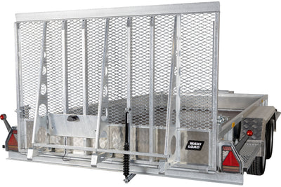 Variant 3518 M4 Maskintrailer | Stål | Ladmål 400 x 180 x 30 cm | 3500 kg