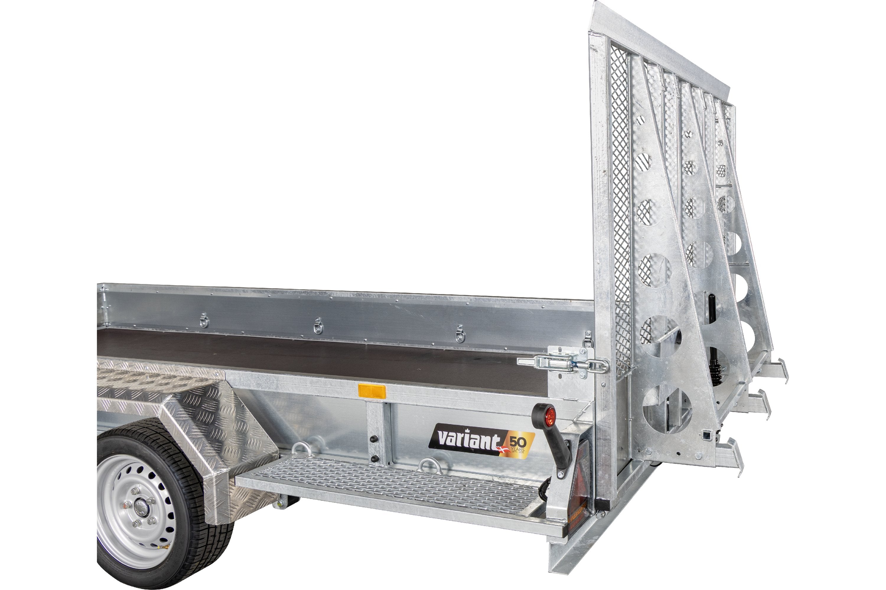 Variant 3518 M4 Maskintrailer | Stål | Ladmål 400 x 180 x 30 cm | 3500 kg
