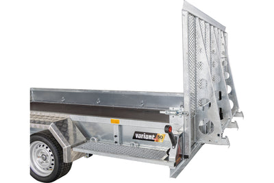 Variant 3518 M4 Maskintrailer | Stål | Ladmål 400 x 180 x 30 cm | 3500 kg