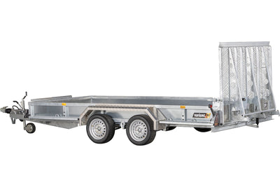 Variant 3518 M4 Maskintrailer | Stål | Ladmål 400 x 180 x 30 cm | 3500 kg