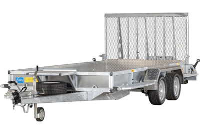 Variant 3518 M4 Maskintrailer | Stål | Ladmål 400 x 180 x 30 cm | 3500 kg