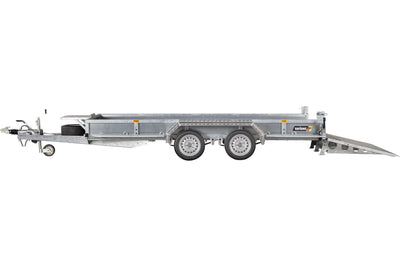 Variant 3518 M4 Maskintrailer | Stål | Ladmål 400 x 180 x 30 cm | 3500 kg
