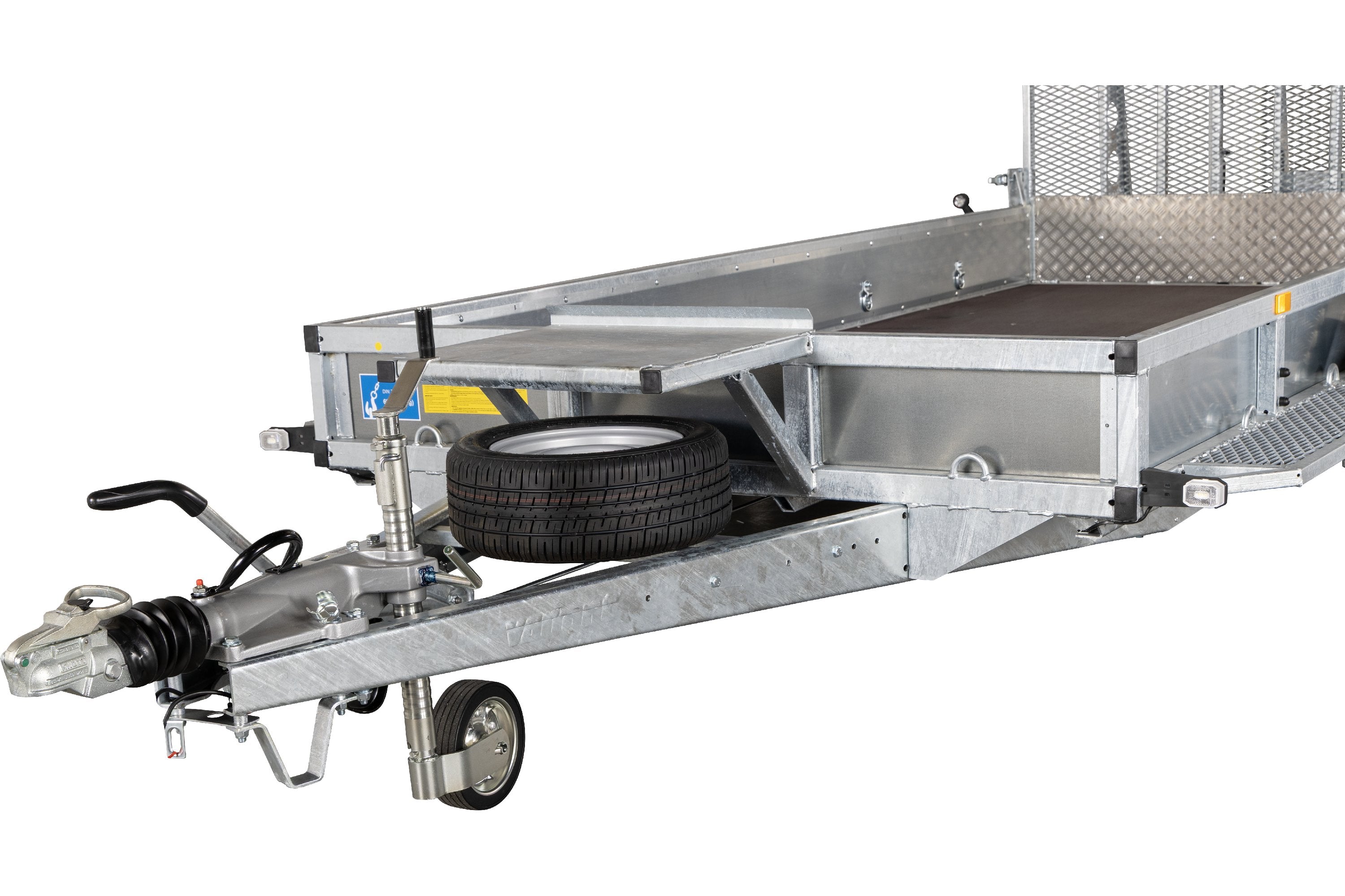 Variant 3518 M4 Maskintrailer | Stål | Ladmål 400 x 180 x 30 cm | 3500 kg