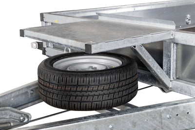 Variant 3518 M4 Maskintrailer | Stål | Ladmål 400 x 180 x 30 cm | 3500 kg