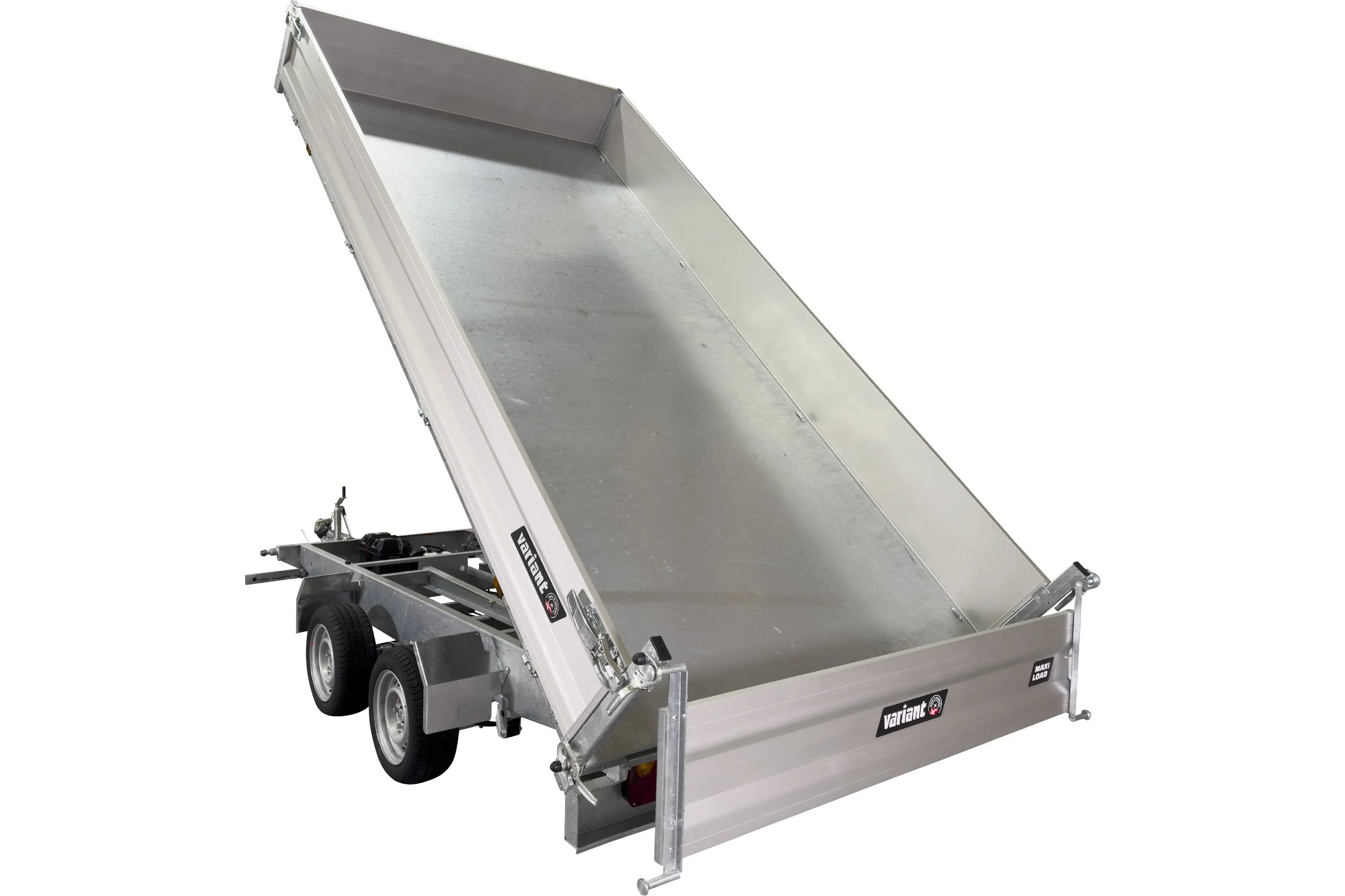 Variant 3519 TB Basic Tiptrailer | Aluminium/Stål | Ladmål 361 x 185 x 35 cm | 3500 kg