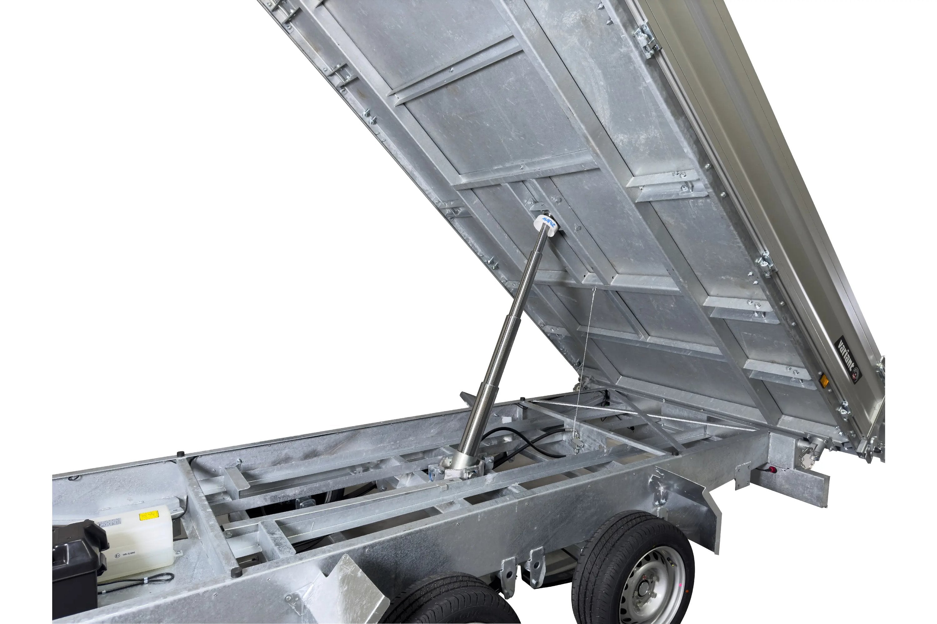 Variant 3519 TB Basic Tiptrailer | Aluminium/Stål | Ladmål 361 x 185 x 35 cm | 3500 kg