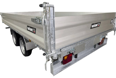 Variant 3519 TB Basic Tiptrailer | Aluminium/Stål | Ladmål 361 x 185 x 35 cm | 3500 kg