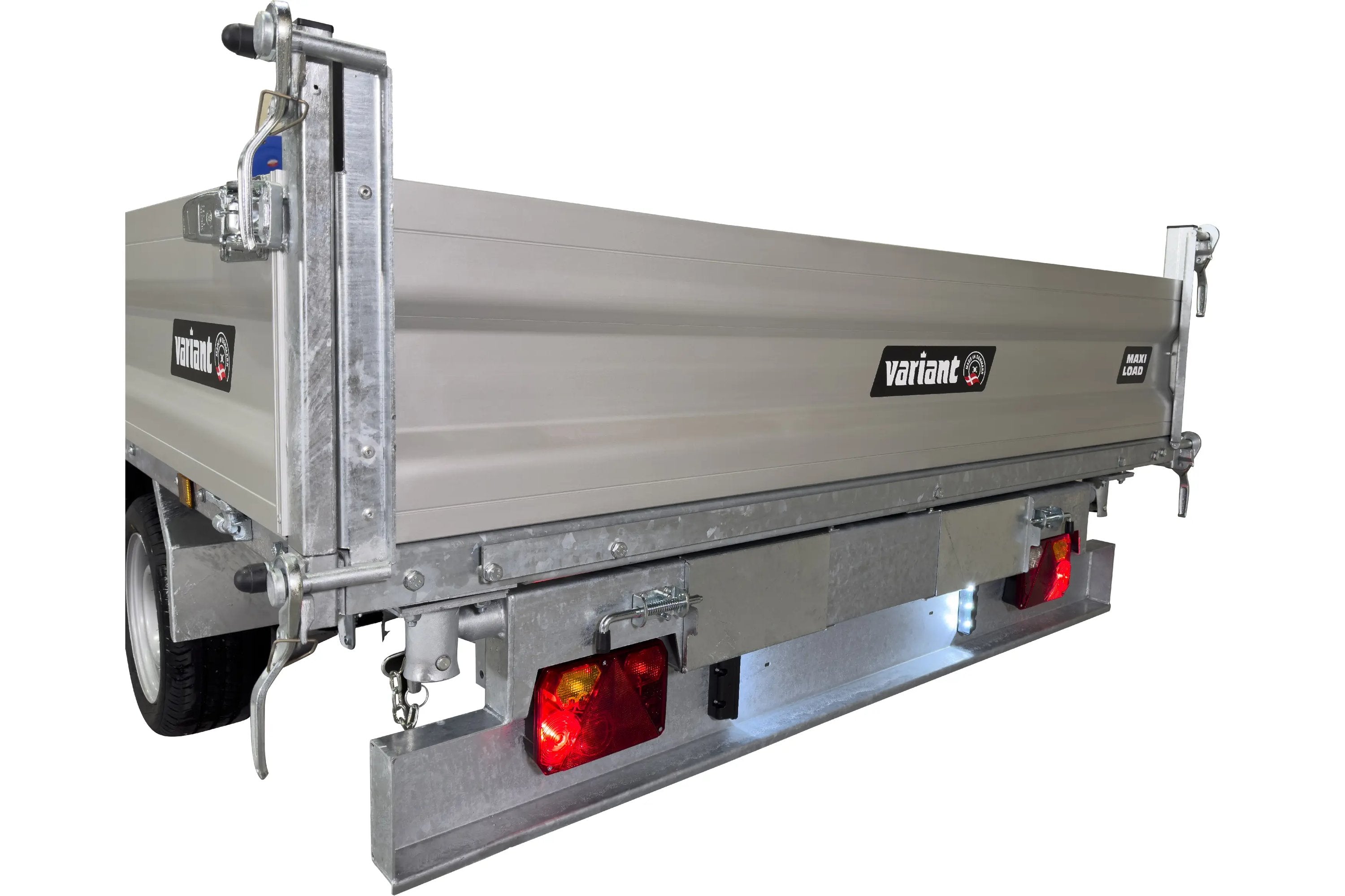 Variant 3519 TB Basic Tiptrailer | Aluminium/Stål | Ladmål 361 x 185 x 35 cm | 3500 kg