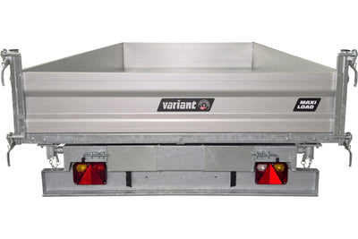 Variant 3519 TB Basic Tiptrailer | Aluminium/Stål | Ladmål 361 x 185 x 35 cm | 3500 kg