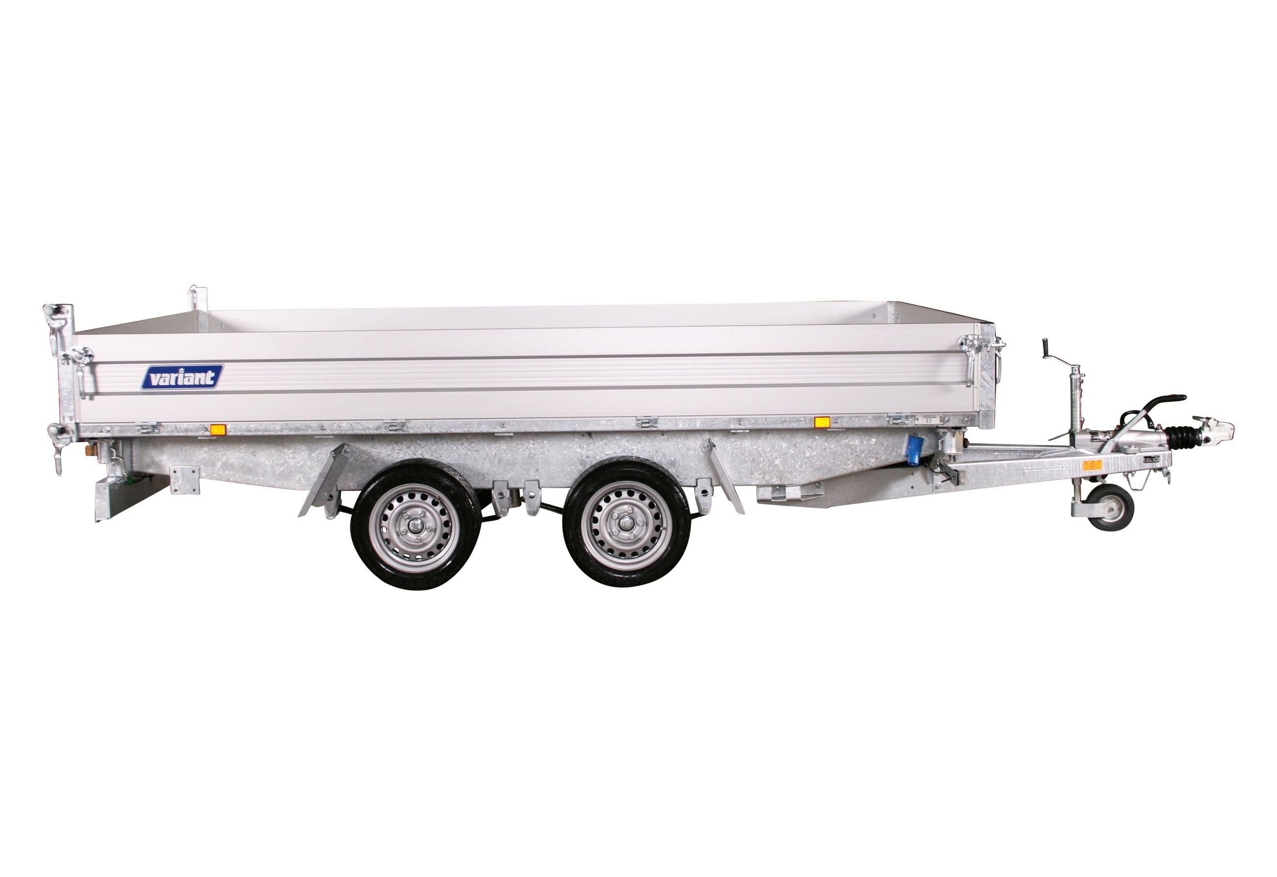 Variant 3519 TB Tiptrailer | Aluminium/Stål | Ladmål 361 x 185 x 35 cm | 3500 kg