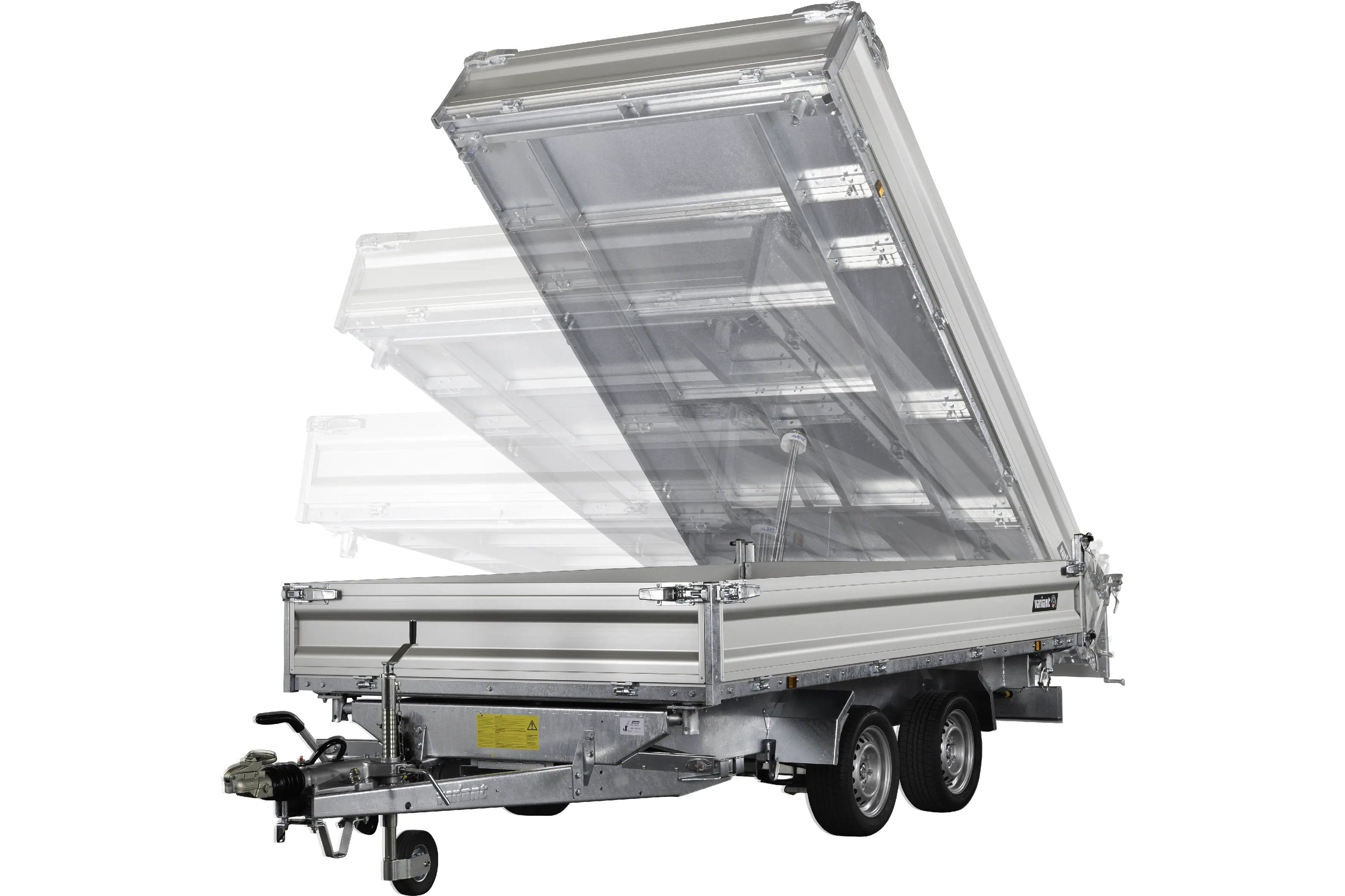 Variant 3519 TB Tiptrailer | Aluminium/Stål | Ladmål 361 x 185 x 35 cm | 3500 kg