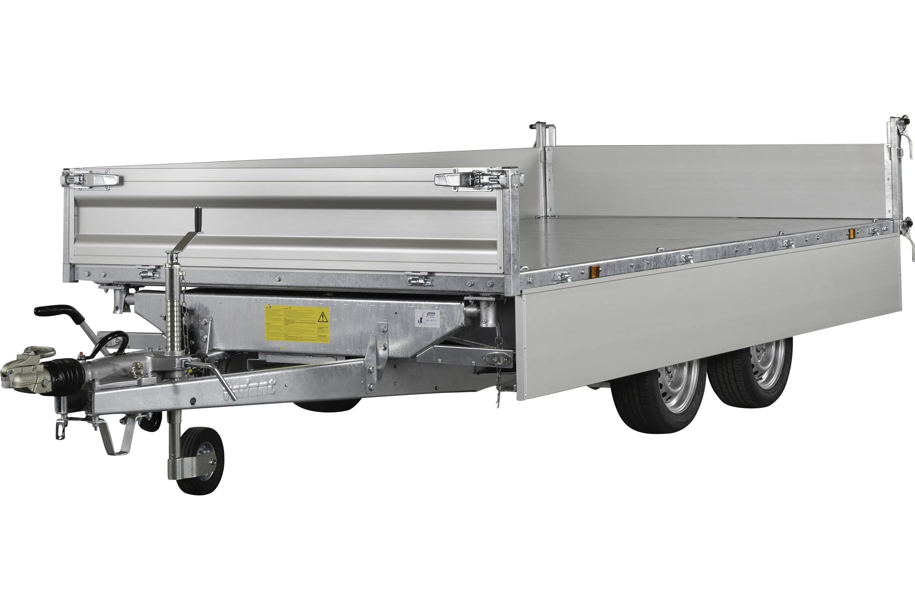 Variant 3519 TB Tiptrailer | Aluminium/Stål | Ladmål 361 x 185 x 35 cm | 3500 kg