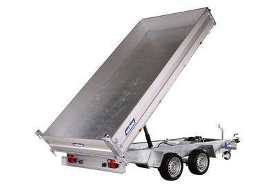 Variant 3519 TB Tiptrailer | Aluminium/Stål | Ladmål 361 x 185 x 35 cm | 3500 kg