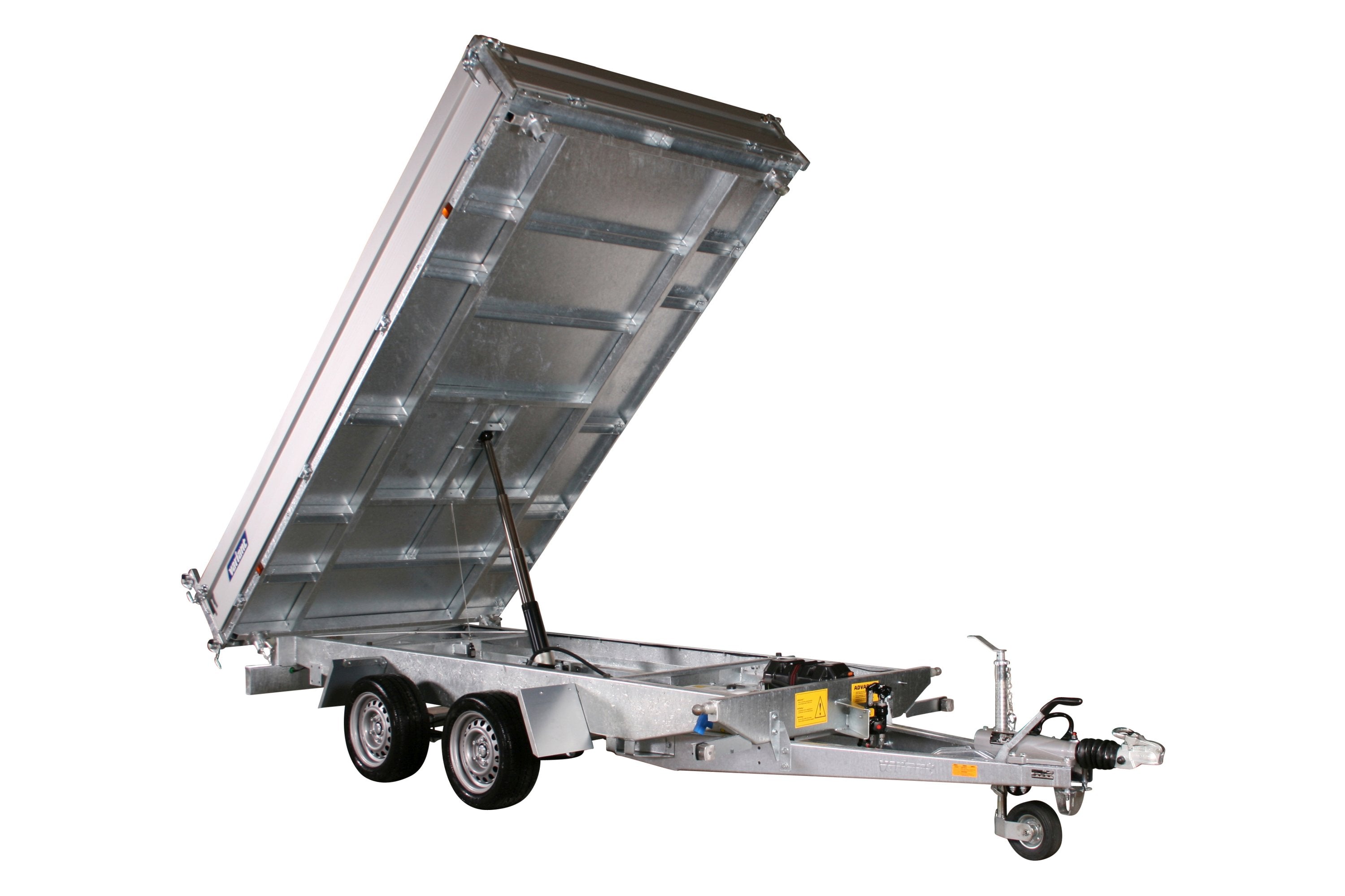 Variant 3519 TB Tiptrailer | Aluminium/Stål | Ladmål 361 x 185 x 35 cm | 3500 kg