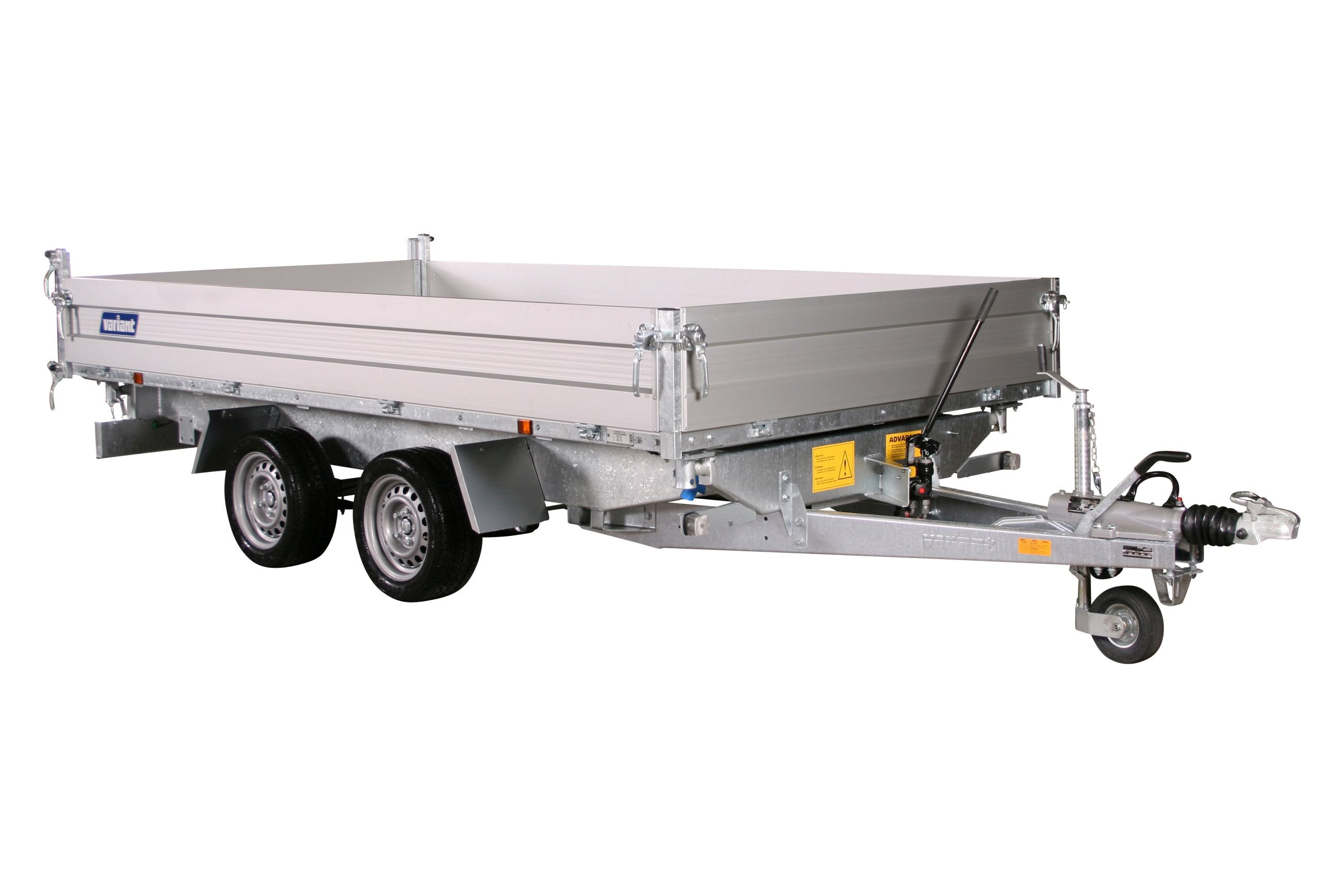 Variant 3519 TB Tiptrailer | Aluminium/Stål | Ladmål 361 x 185 x 35 cm | 3500 kg