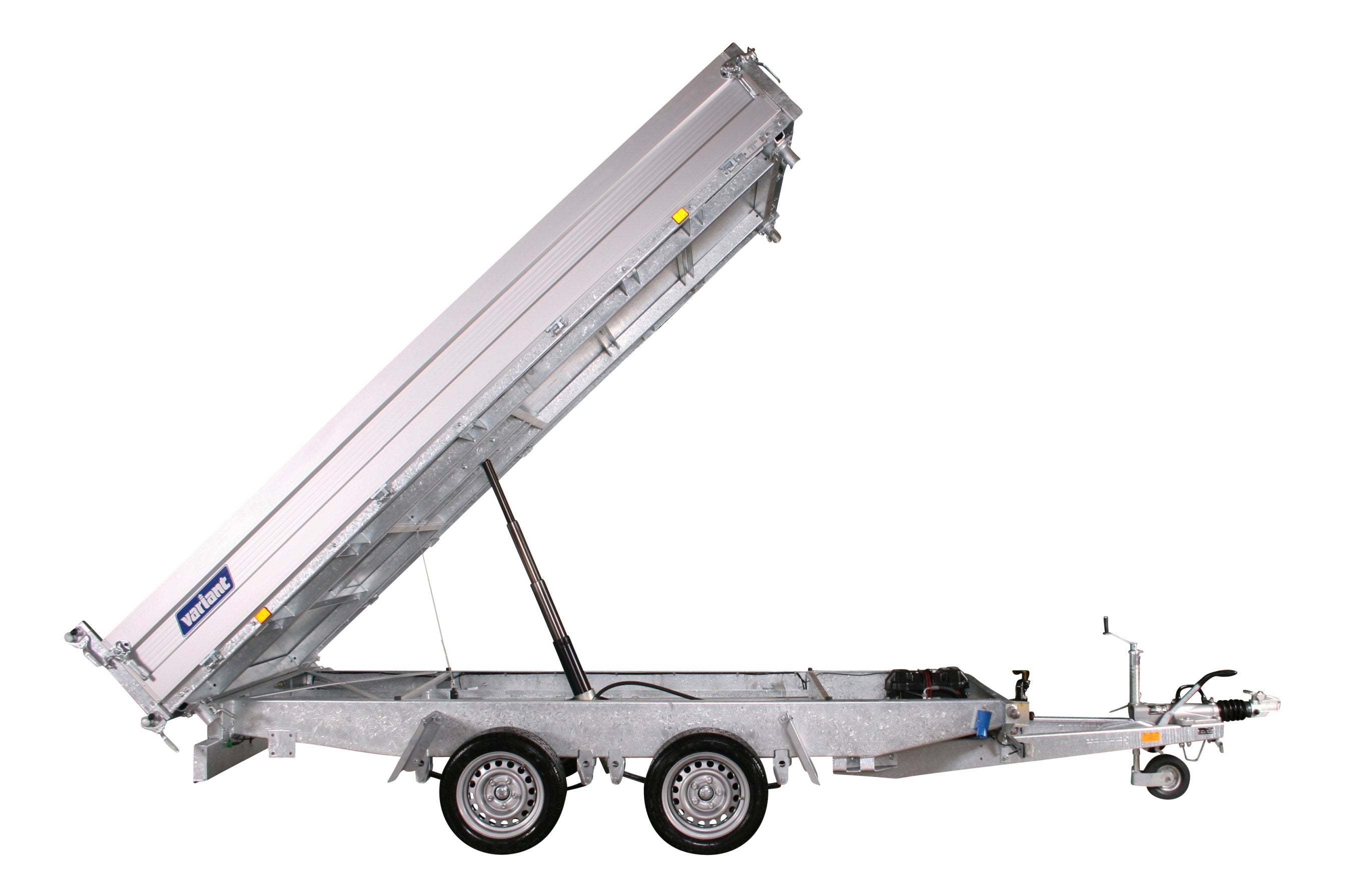 Variant 3519 TB Tiptrailer | Aluminium/Stål | Ladmål 361 x 185 x 35 cm | 3500 kg