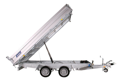 Variant 3519 TB Tiptrailer | Aluminium/Stål | Ladmål 361 x 185 x 35 cm | 3500 kg