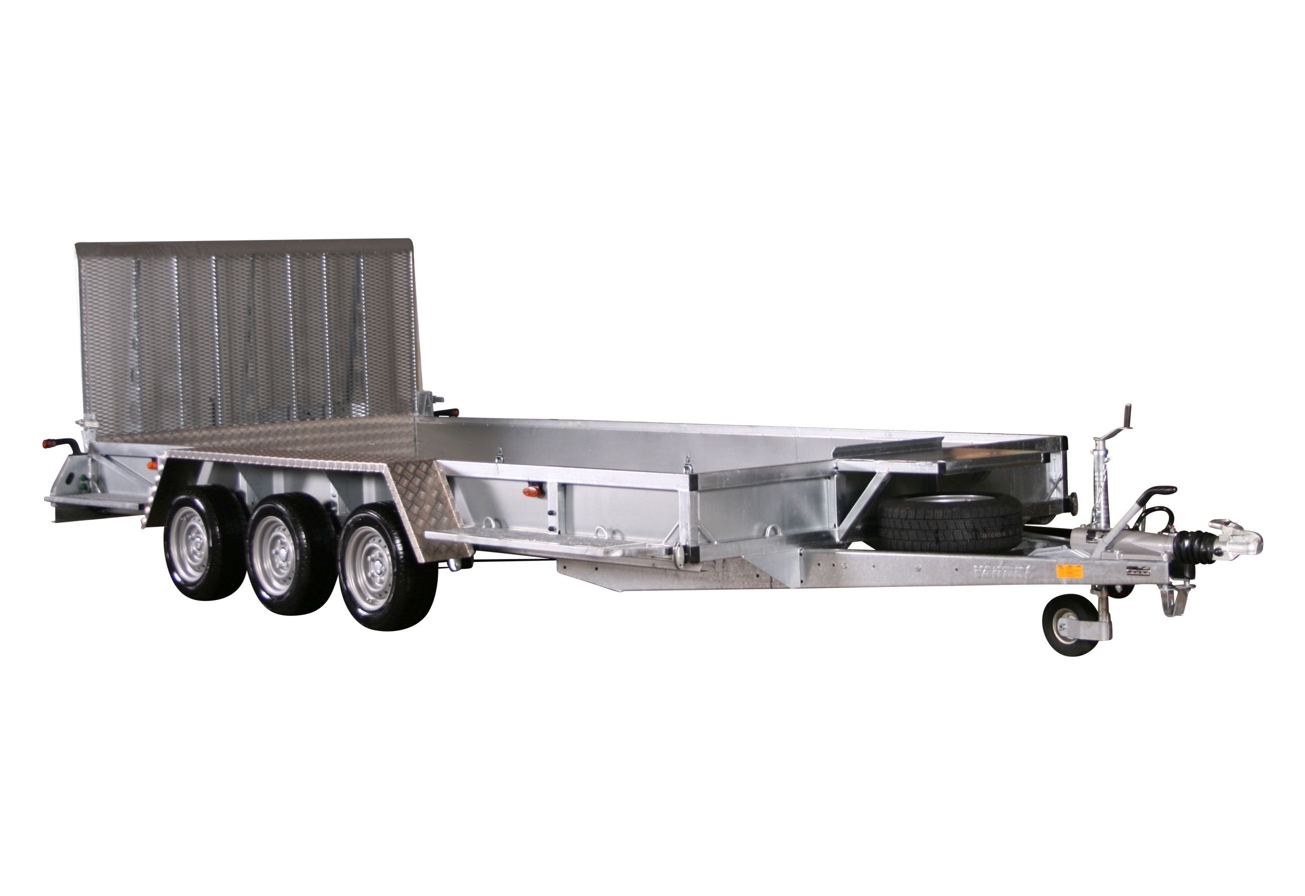 Variant 3520 M5 Maskintrailer | Stål | Ladmål 460 x 198 x 29 cm | 3500 kg