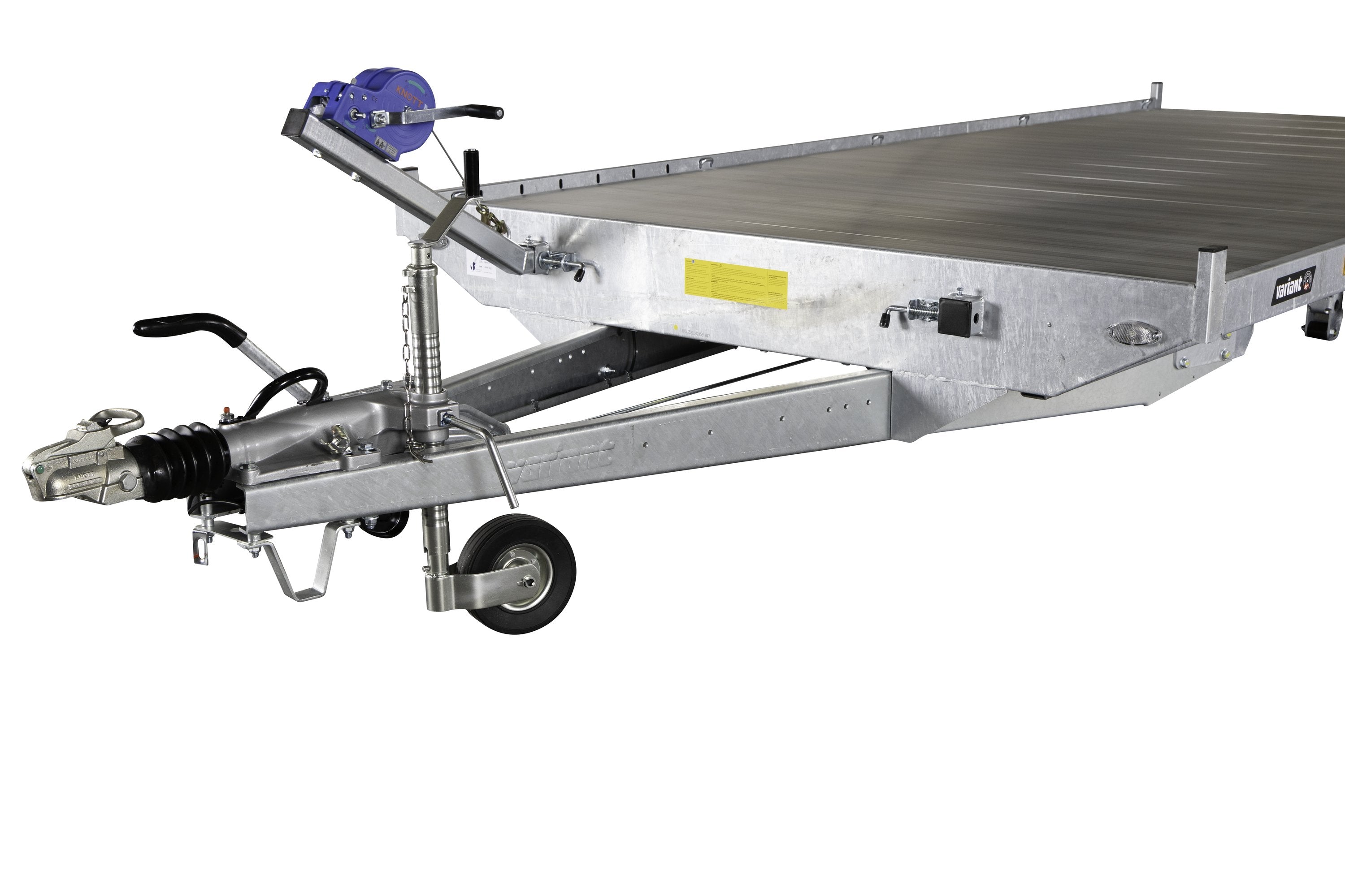 Variant 3521 L4 Ladtrailer | Aluminium | Ladmål 420 x 204 x 4 cm | 3500 kg