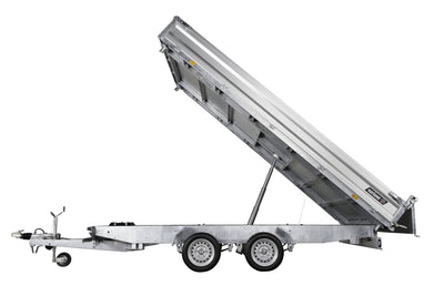 Variant 3521 TB Tiptrailer | Aluminium/Stål | Ladmål 414 x 210 x 35 cm | 3500 kg