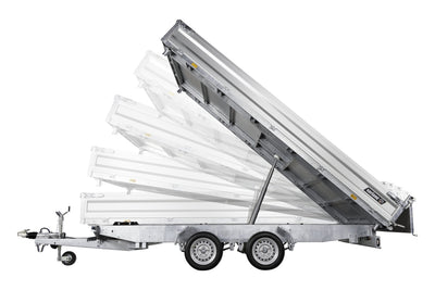 Variant 3521 TB Tiptrailer | Aluminium/Stål | Ladmål 414 x 210 x 35 cm | 3500 kg