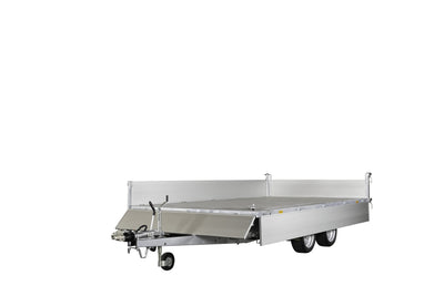 Variant 3521 TB Tiptrailer | Aluminium/Stål | Ladmål 414 x 210 x 35 cm | 3500 kg