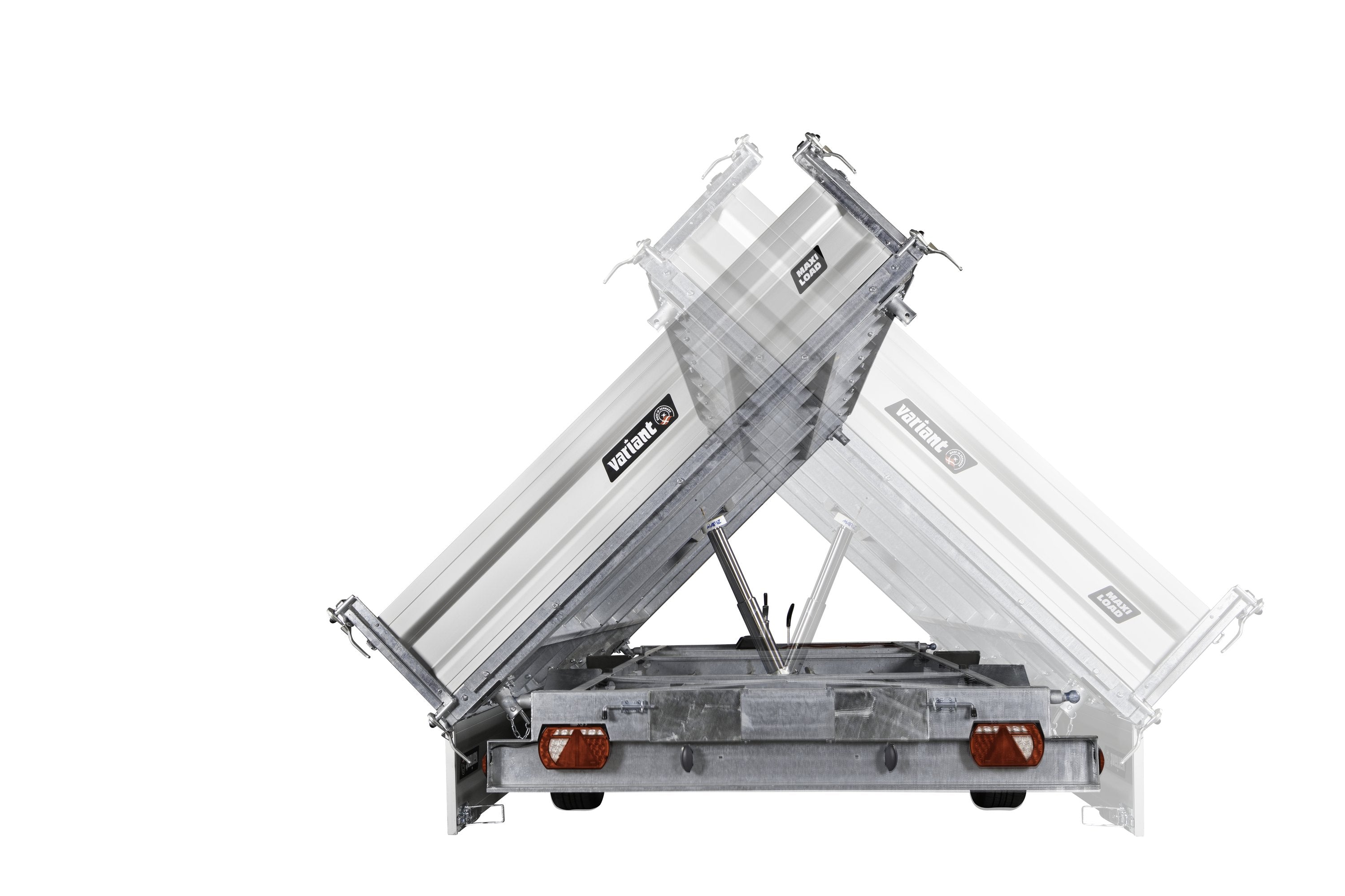 Variant 3521 TB Tiptrailer | Aluminium/Stål | Ladmål 414 x 210 x 35 cm | 3500 kg