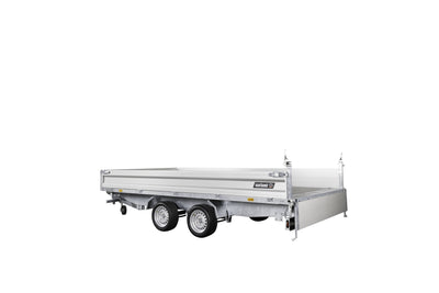Variant 3521 TB Tiptrailer | Aluminium/Stål | Ladmål 414 x 210 x 35 cm | 3500 kg