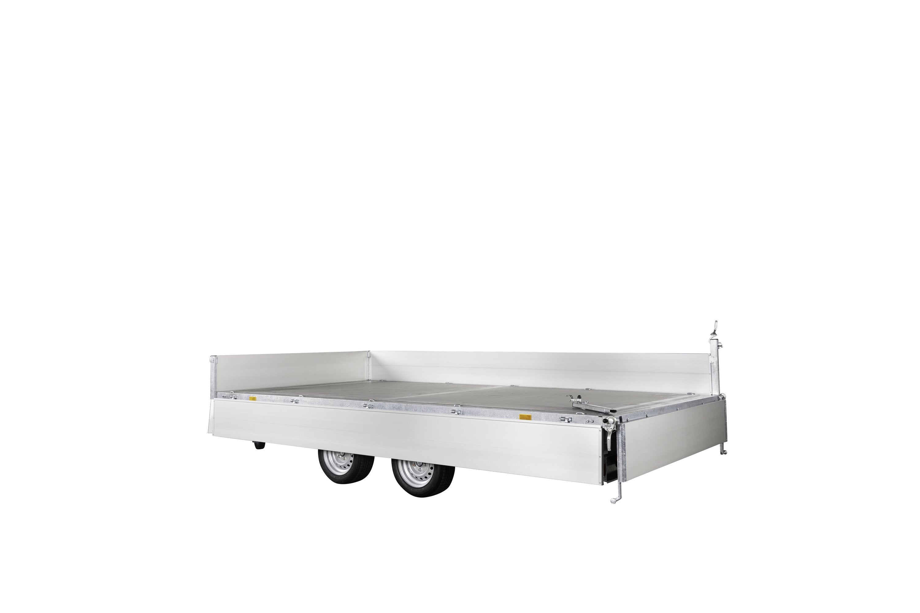 Variant 3521 TB Tiptrailer | Aluminium/Stål | Ladmål 414 x 210 x 35 cm | 3500 kg
