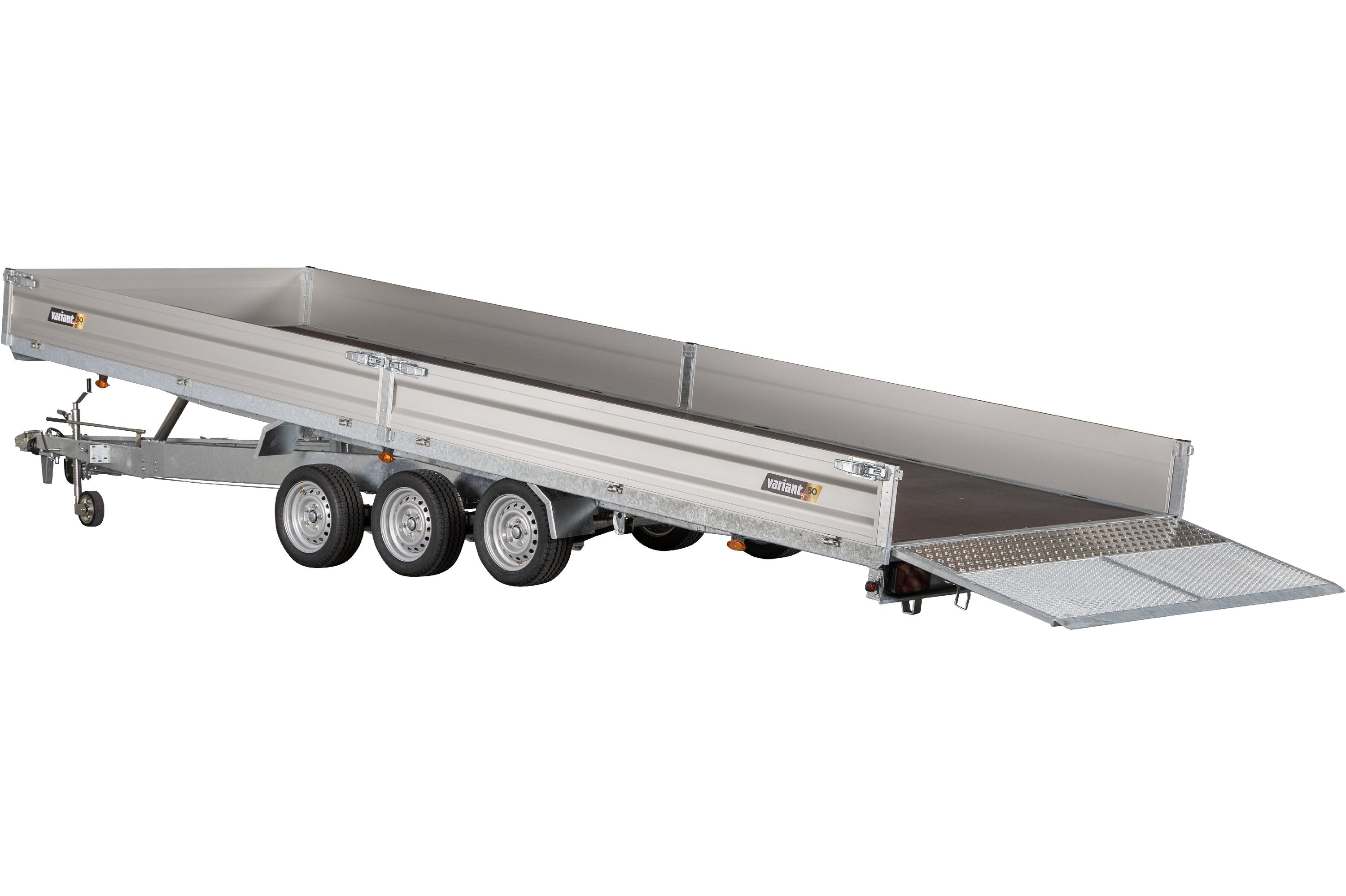 Variant 3563 UX Uni trailer | Aluminium | Ladmål 620 x 210 x 35 cm | 3500 kg