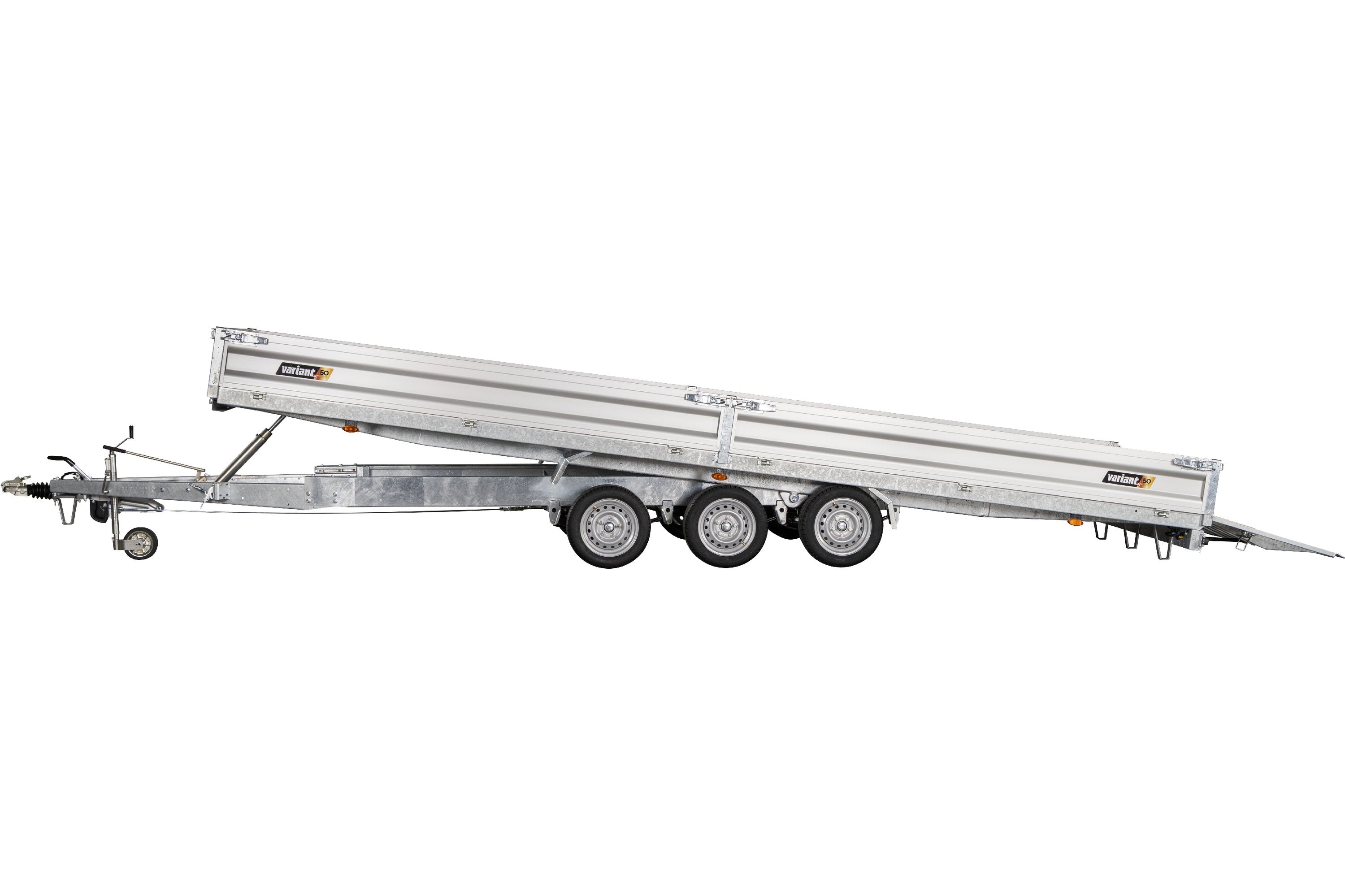 Variant 3563 UX Uni trailer | Aluminium | Ladmål 620 x 210 x 35 cm | 3500 kg