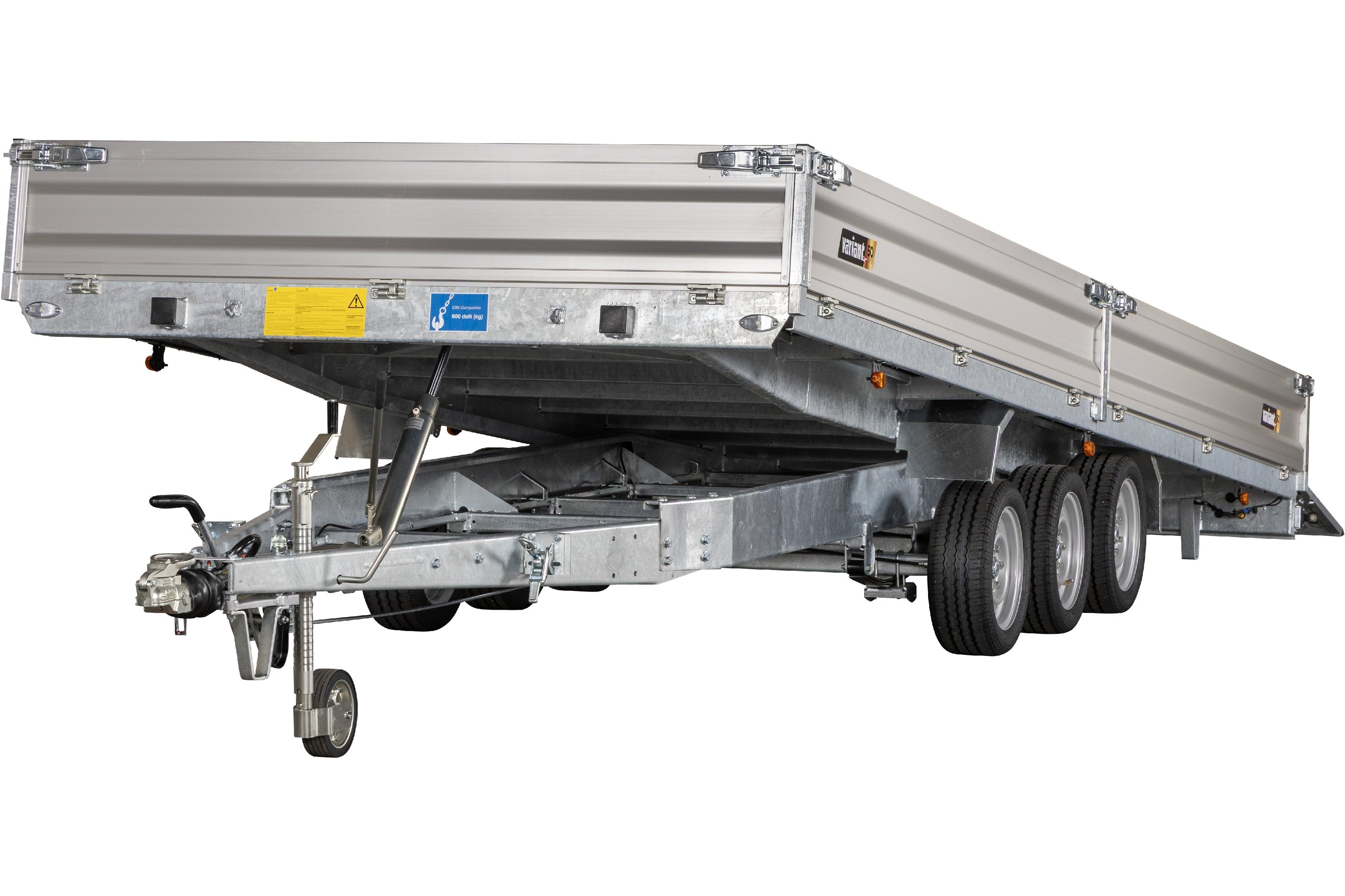 Variant 3563 UX Uni trailer | Aluminium | Ladmål 620 x 210 x 35 cm | 3500 kg