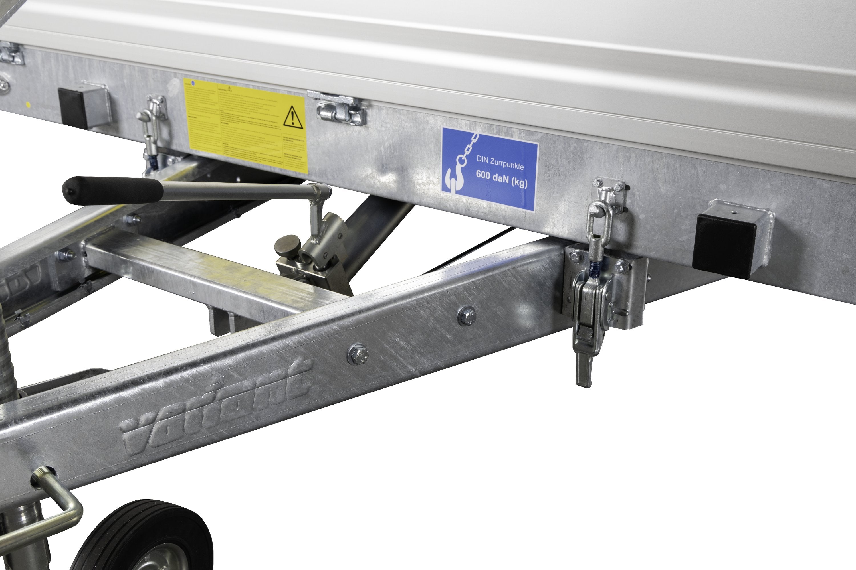 Variant 3563 UX Uni trailer | Aluminium | Ladmål 620 x 210 x 35 cm | 3500 kg