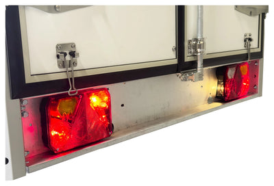 B713 C2 Basic HC | Honeycomb-panel (letvægts) | Ladmål 258 x 128 x 157 cm | 750 kg