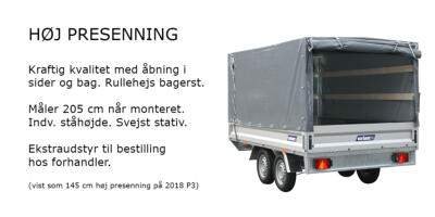 Variant 3500 U6 Uni trailer | Aluminium | Ladmål 620 x 210 x 30 cm | 3500 kg