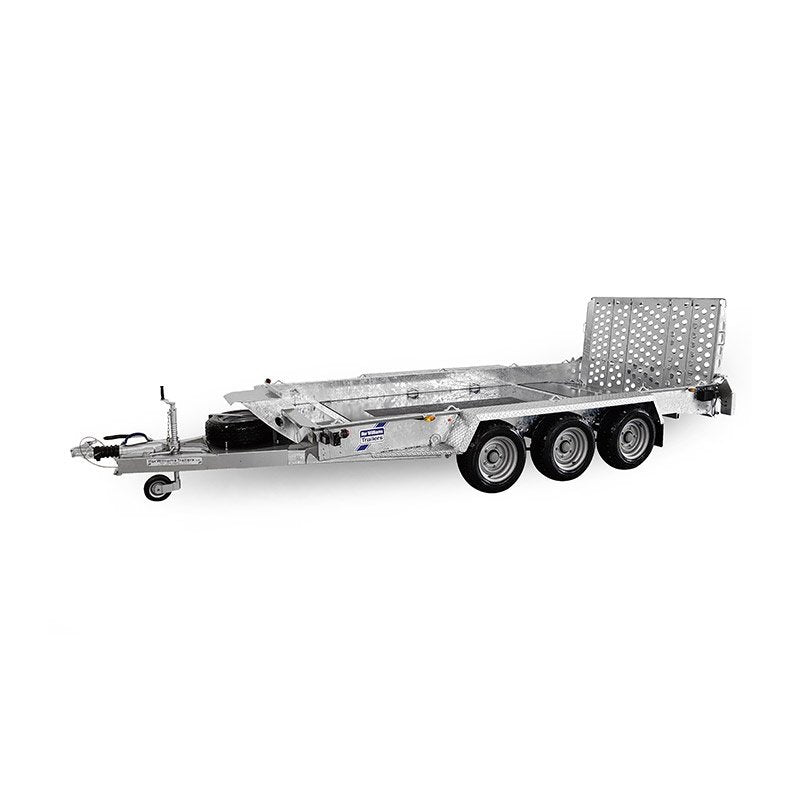 Ifor Williams GH146BT Maskintrailer | Stål | 3 aksler | 3500 kg