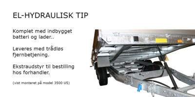 Variant 3500 U4 Uni trailer | Aluminium | Ladmål 420 x 210 x 30 cm | 3500 kg